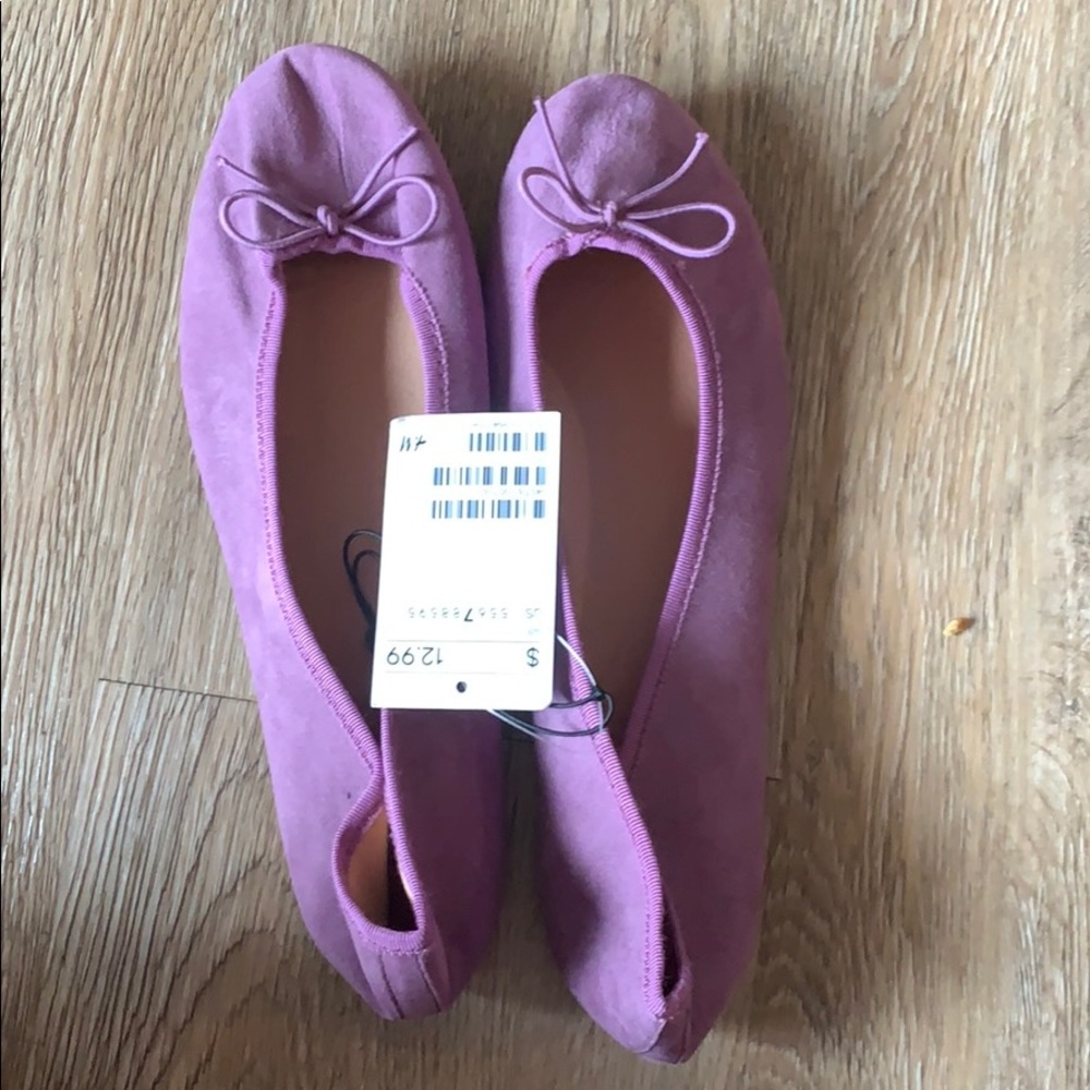 Purple H&M flats